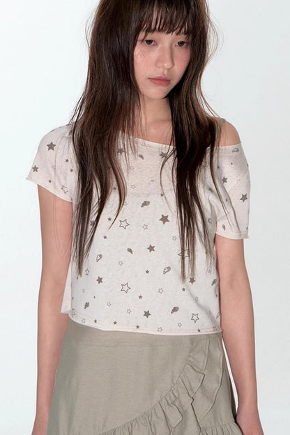 Original Star Print Short Sleeve T-Shirt