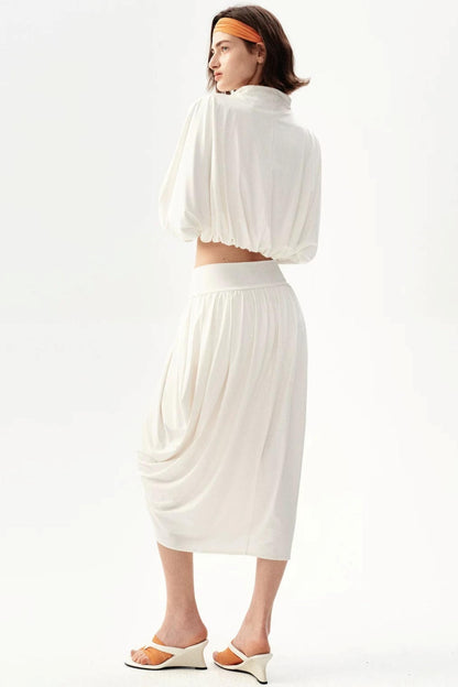 Minimalist Pleated Lightweight Top