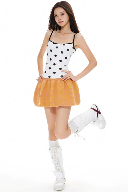 High-Waisted Puffy Skirt