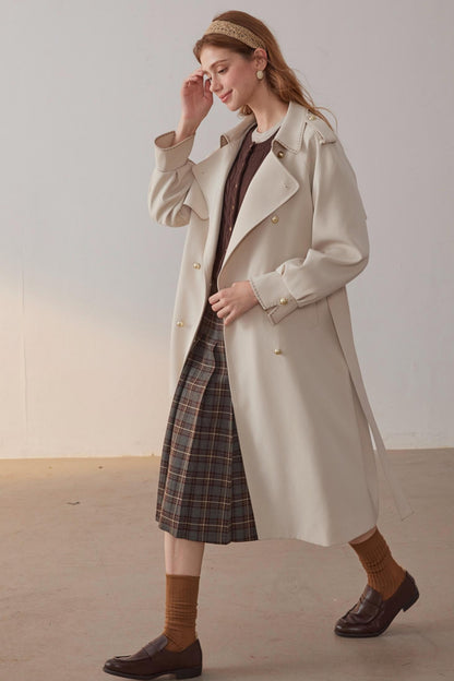Lapel Trench Coat