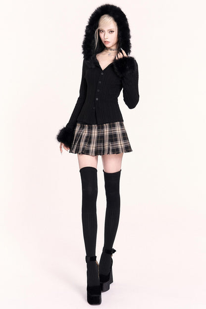 Japanese Plaid Pleated Skirt