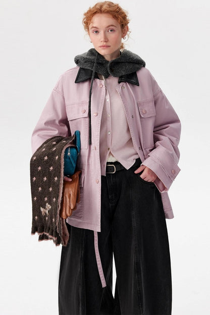 Cartoon Polka Dot Wool Scarf