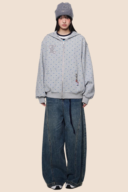 American Embroidered Cardigan