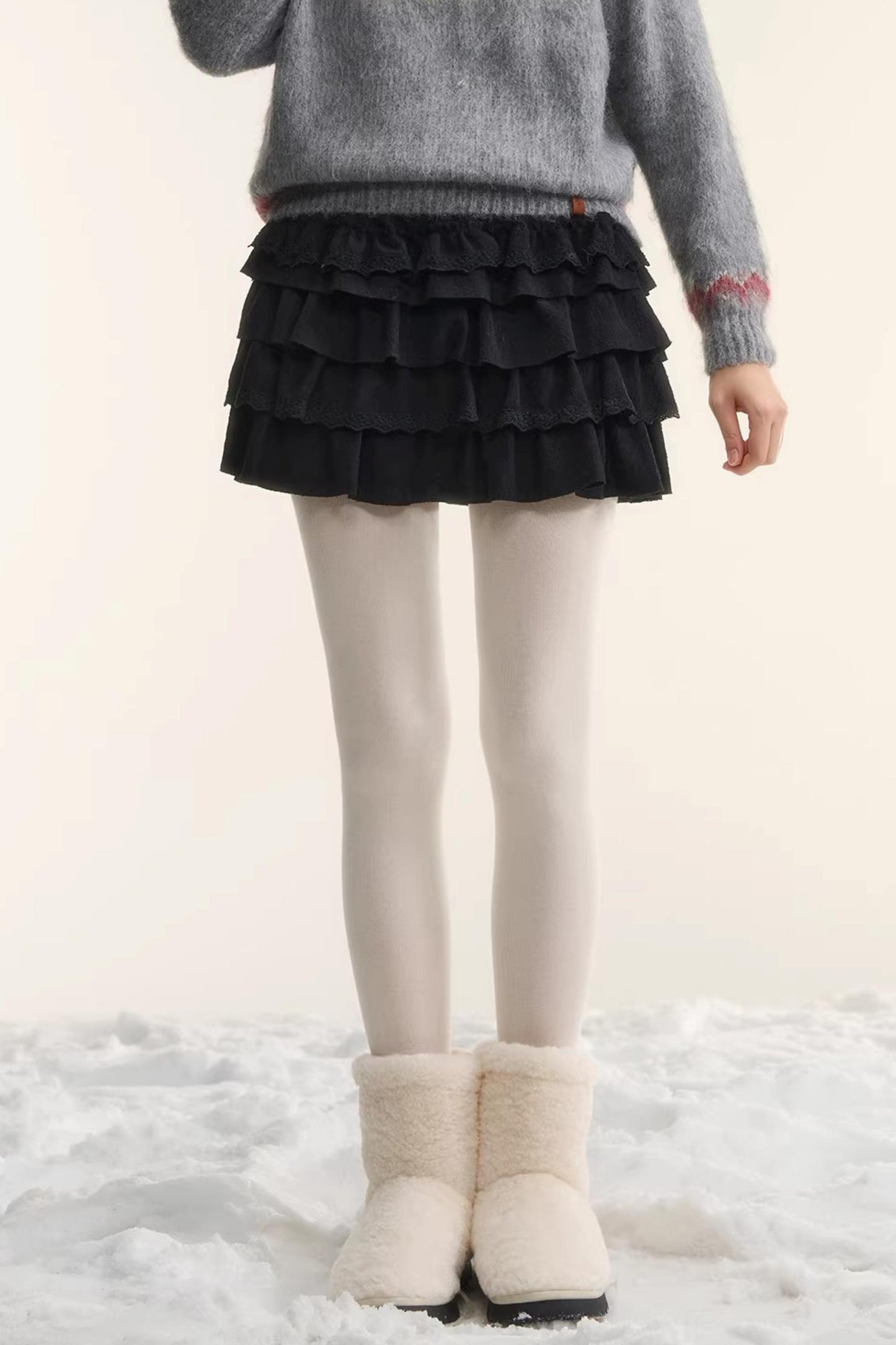 French Lace Retro Skirt