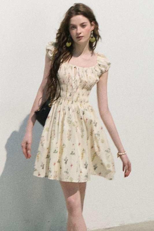 Lush Floral Cotton Dress