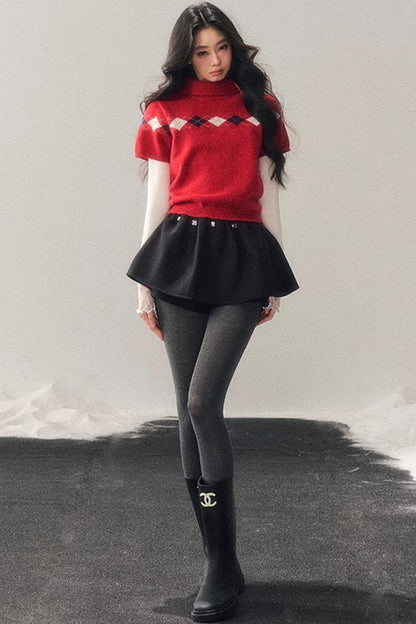 Snowy Scene Knit Sweater