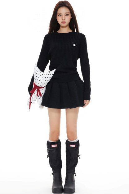 High-Waisted Puffy Skirt