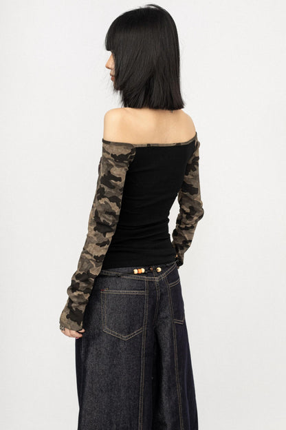 Vintage Camo Stitch T-Shirt