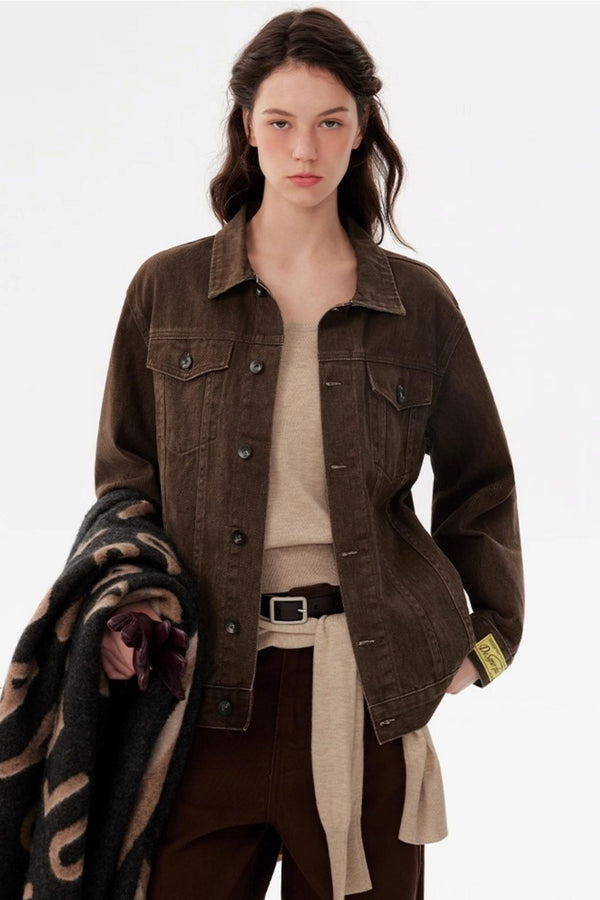 Vintage Cotton Denim Jacket