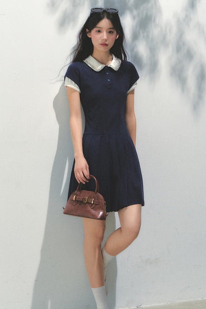 Pleated College Dress