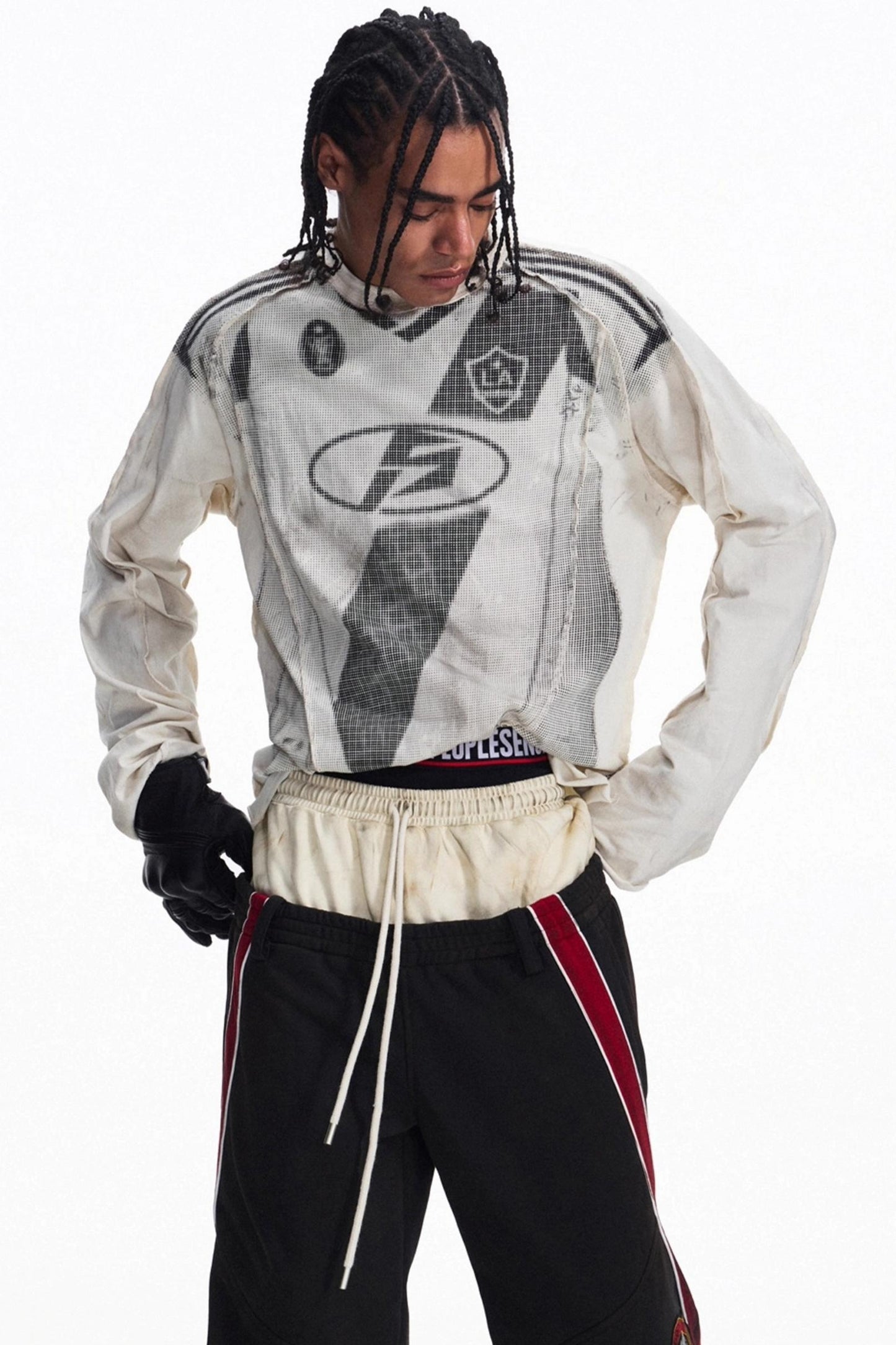 Sporty Loose Crew Neck Top