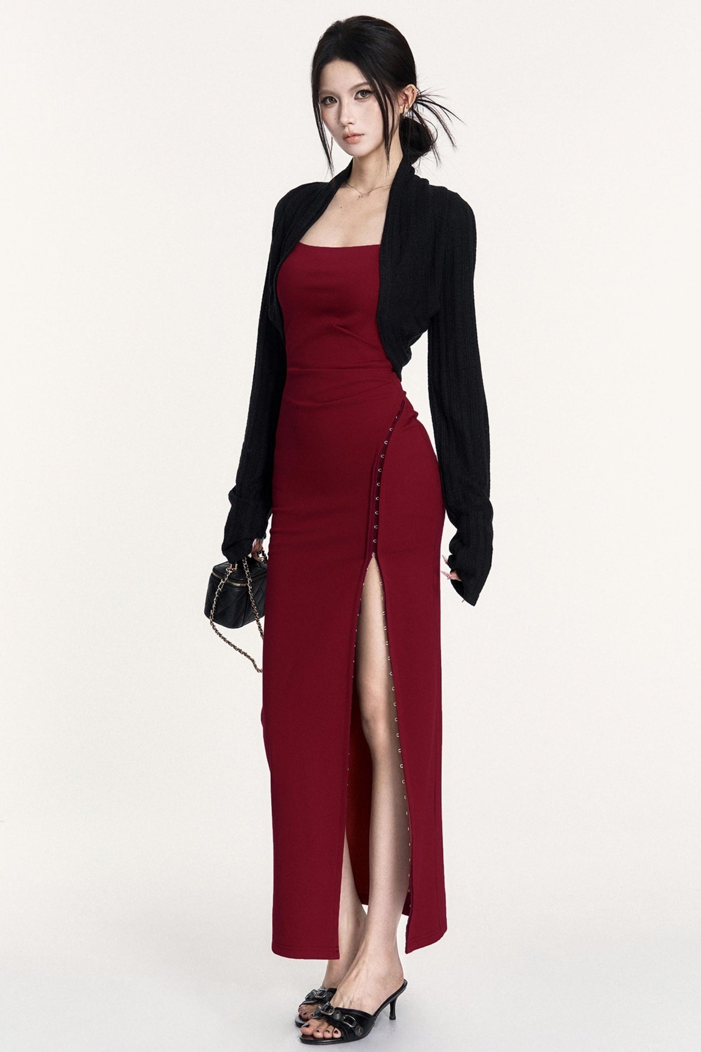 French Slim Waist Slimming Dress