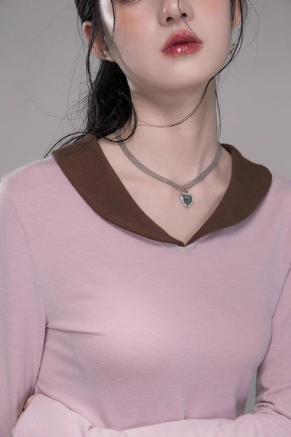 Glutinous Cinnamon Tea Powder Slim Knitwear