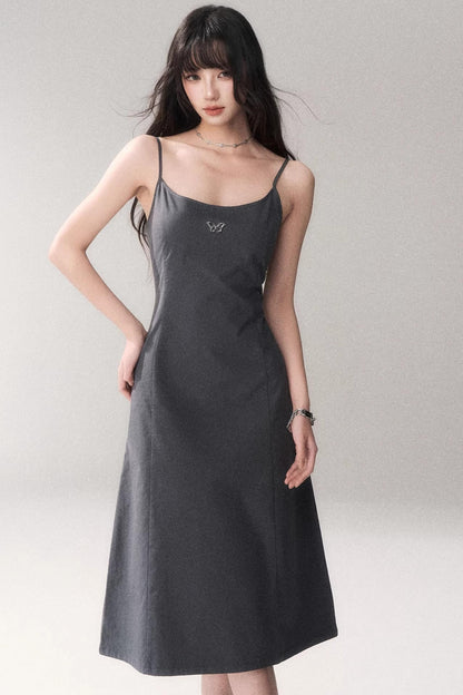 Retro Cotton A-Line Dress