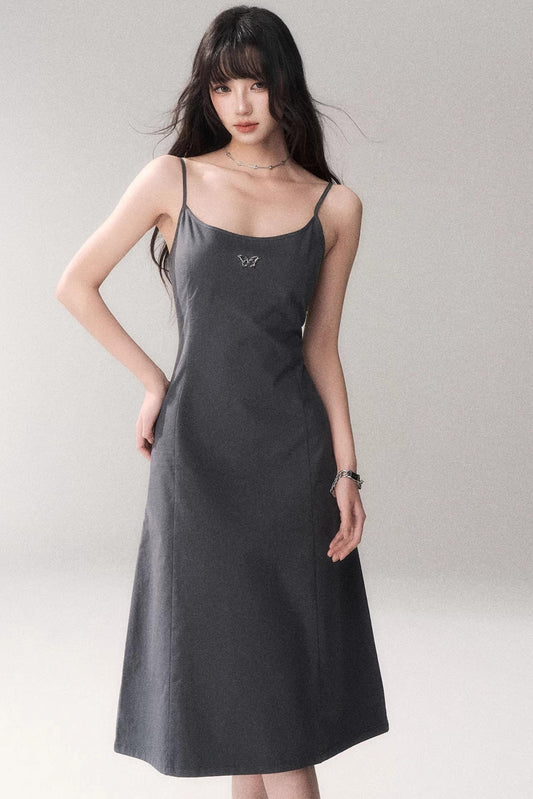 Retro Cotton A-Line Dress