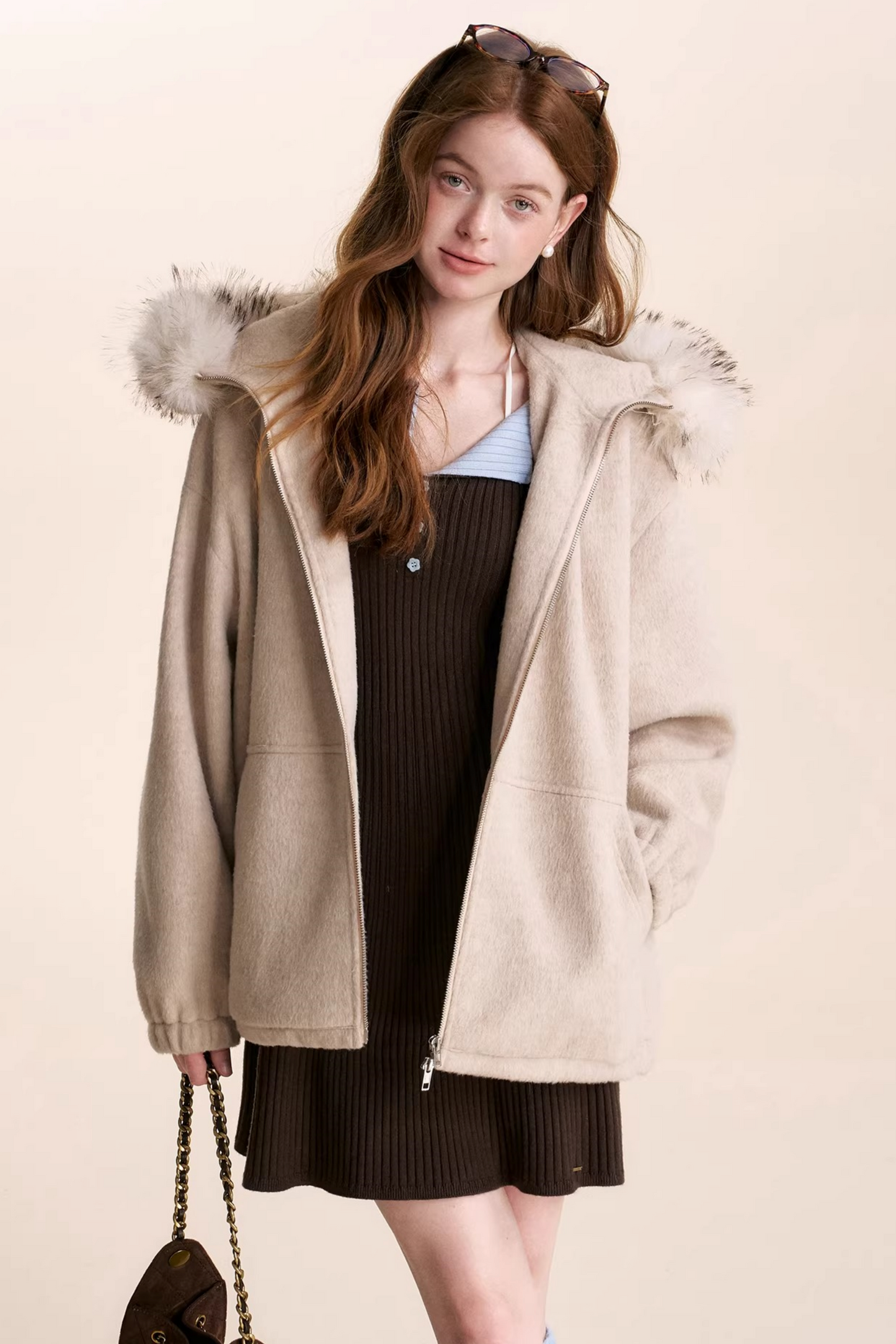 Romantic French Knitted Dress