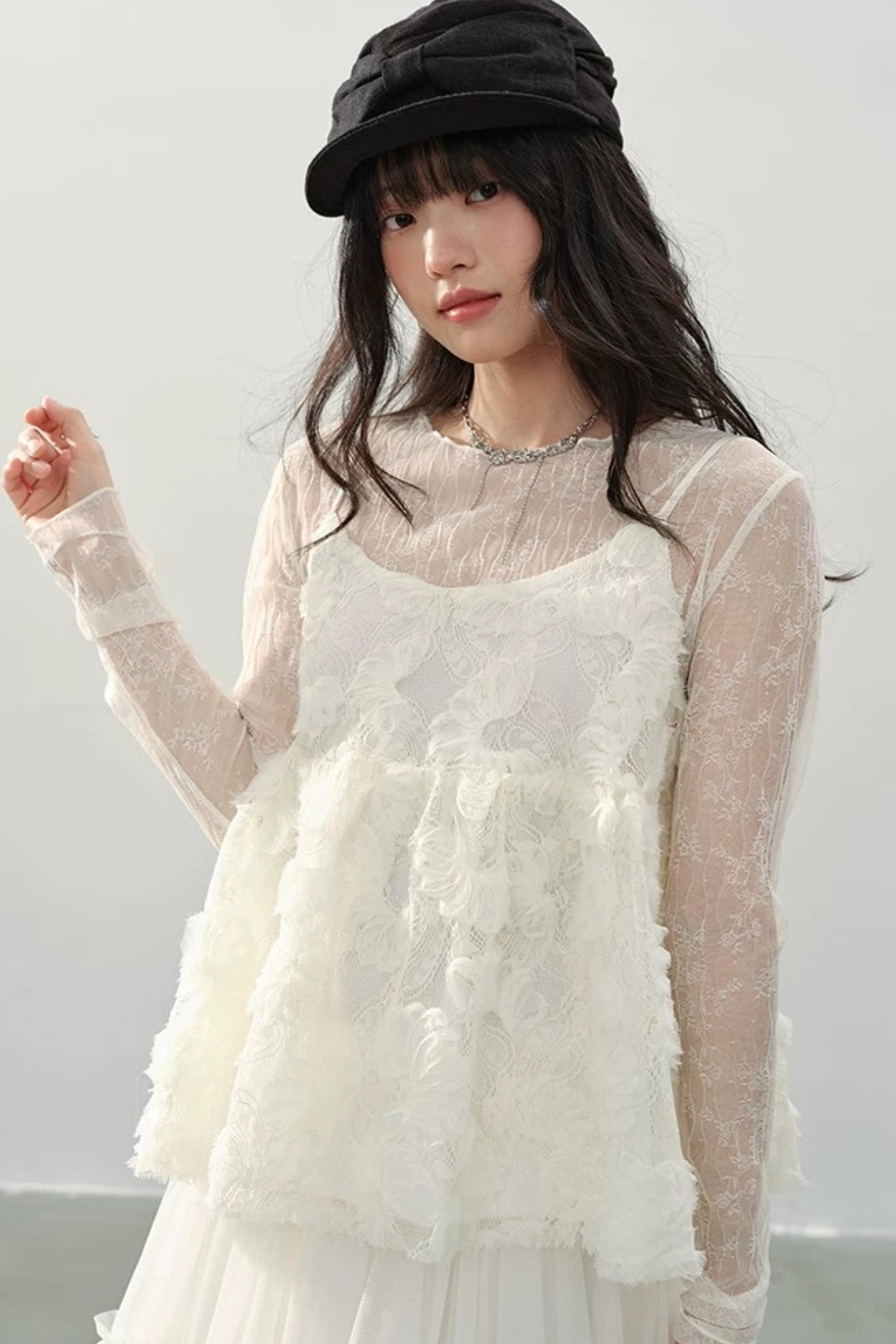 Moonlight Sheer Mesh Top