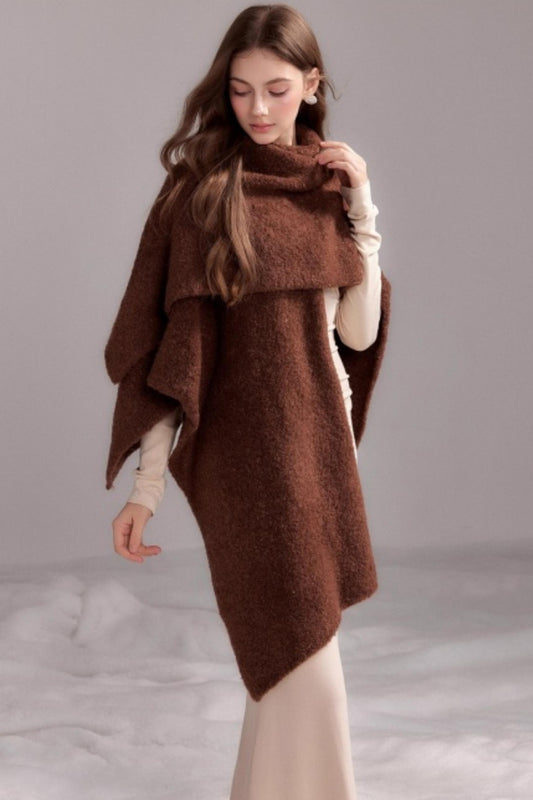 Soft Wool Cloak Shawl