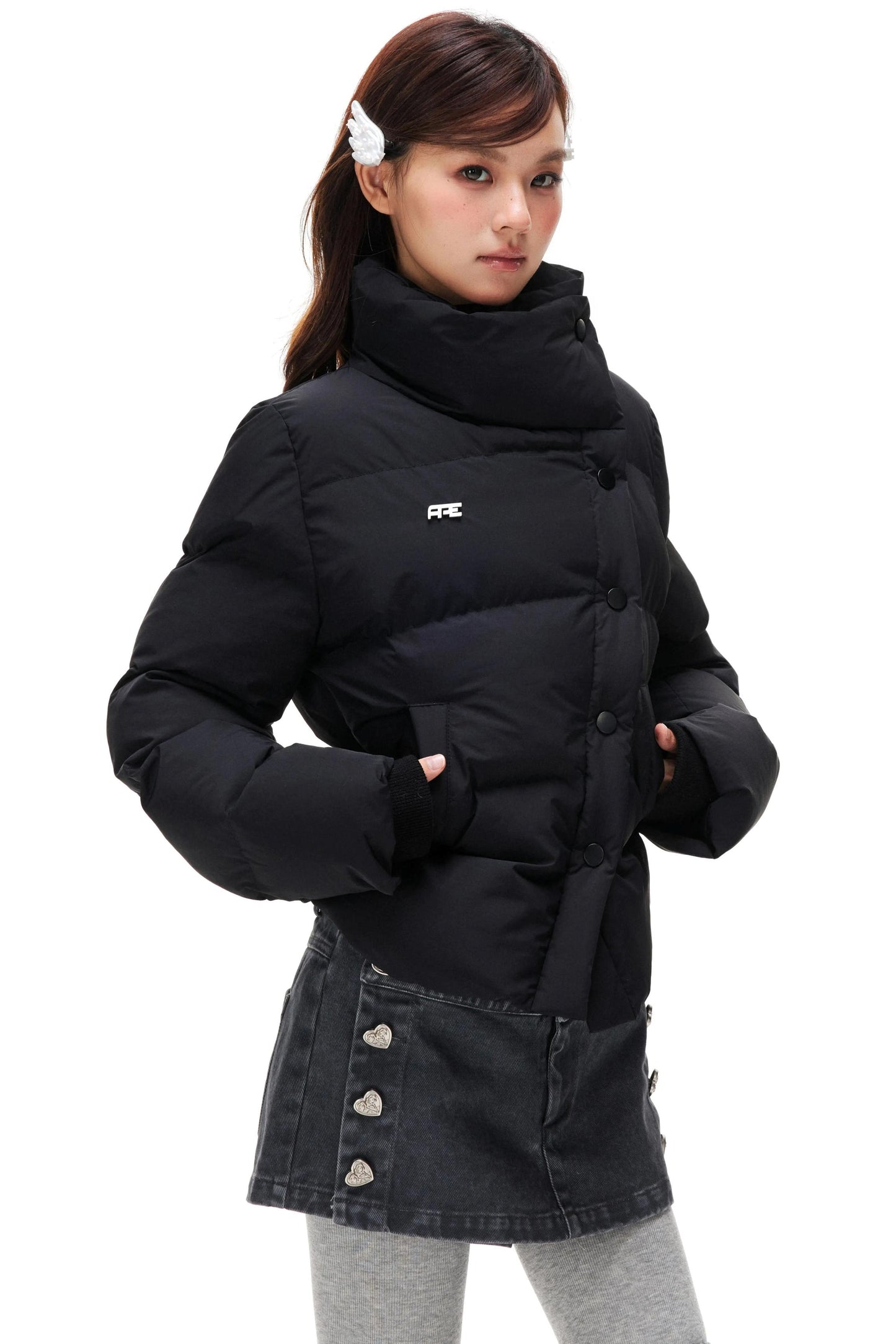 Retro Stand Collar Cotton Jacket