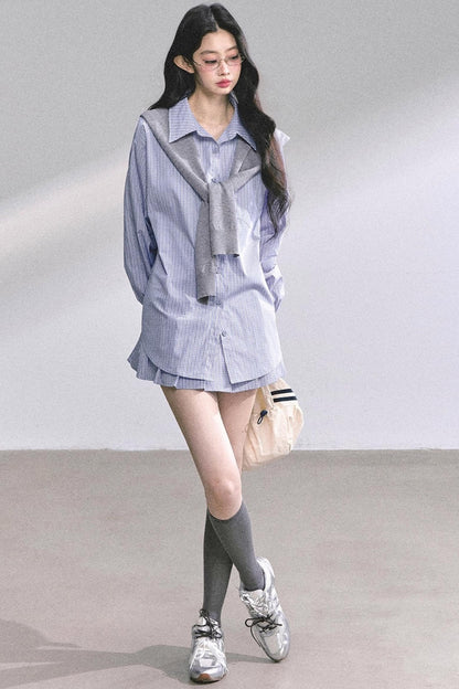 Autumn Plaid Suit Set-Up