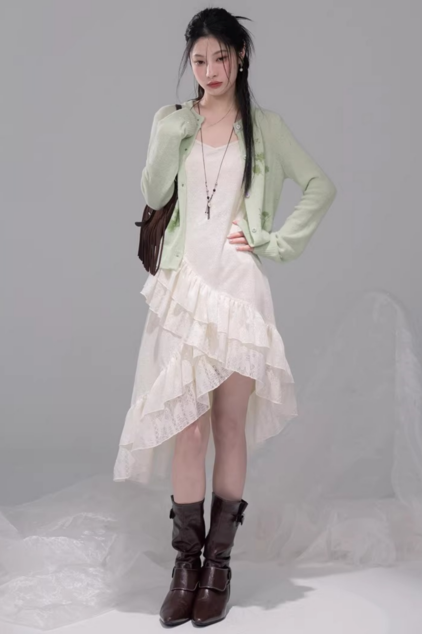 Tipsy Crush Ruffled Matching Dress Set