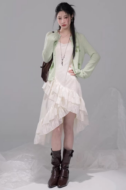 Tipsy Crush Ruffled Matching Dress Set