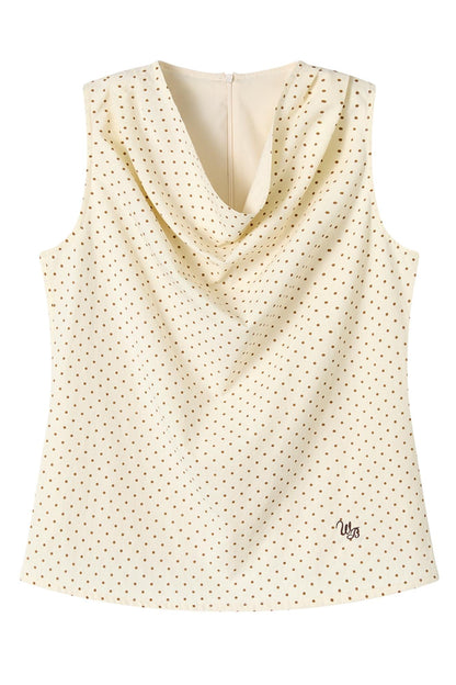 Vintage Chic Sleeveless Swing Top