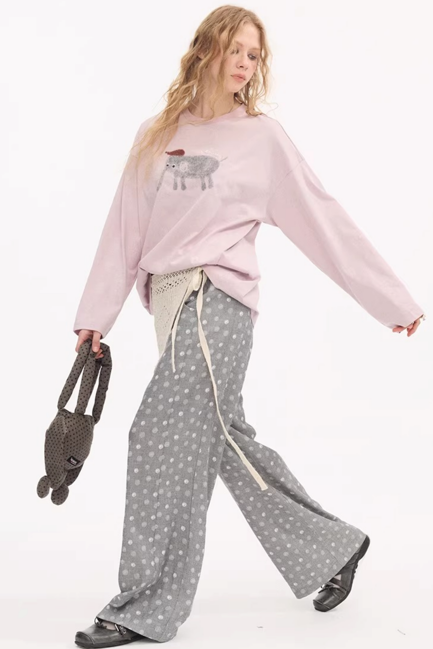 Beaded Polka Dot Pants