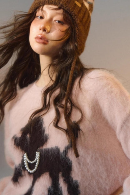 Tsundere Puppy Crewneck Sweater