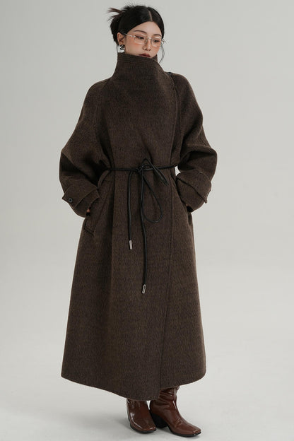Ultra-High Reversible Wool Coat