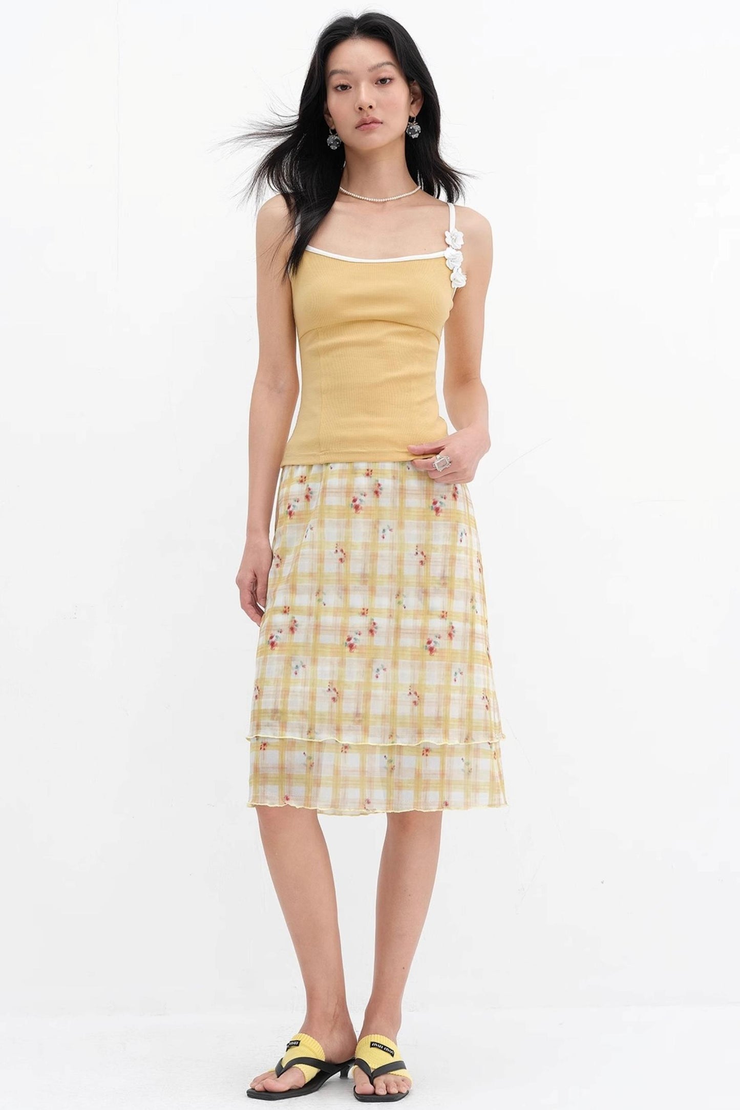 Sequin Wrap Camisole