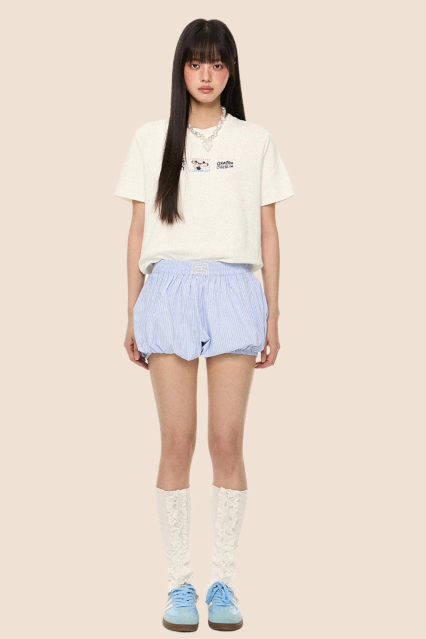 Retro Print Short Sleeve Tee