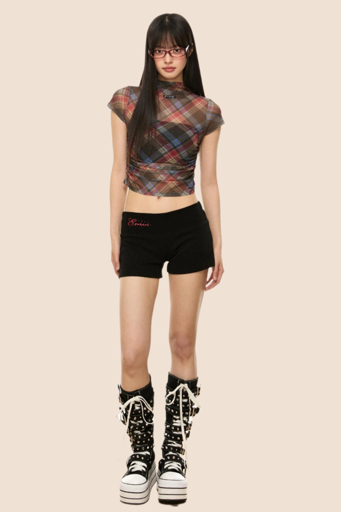 Retro Plaid Summer T-Shirt