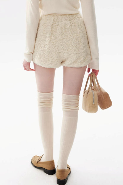 Korean Lamb Wool Plush Pants