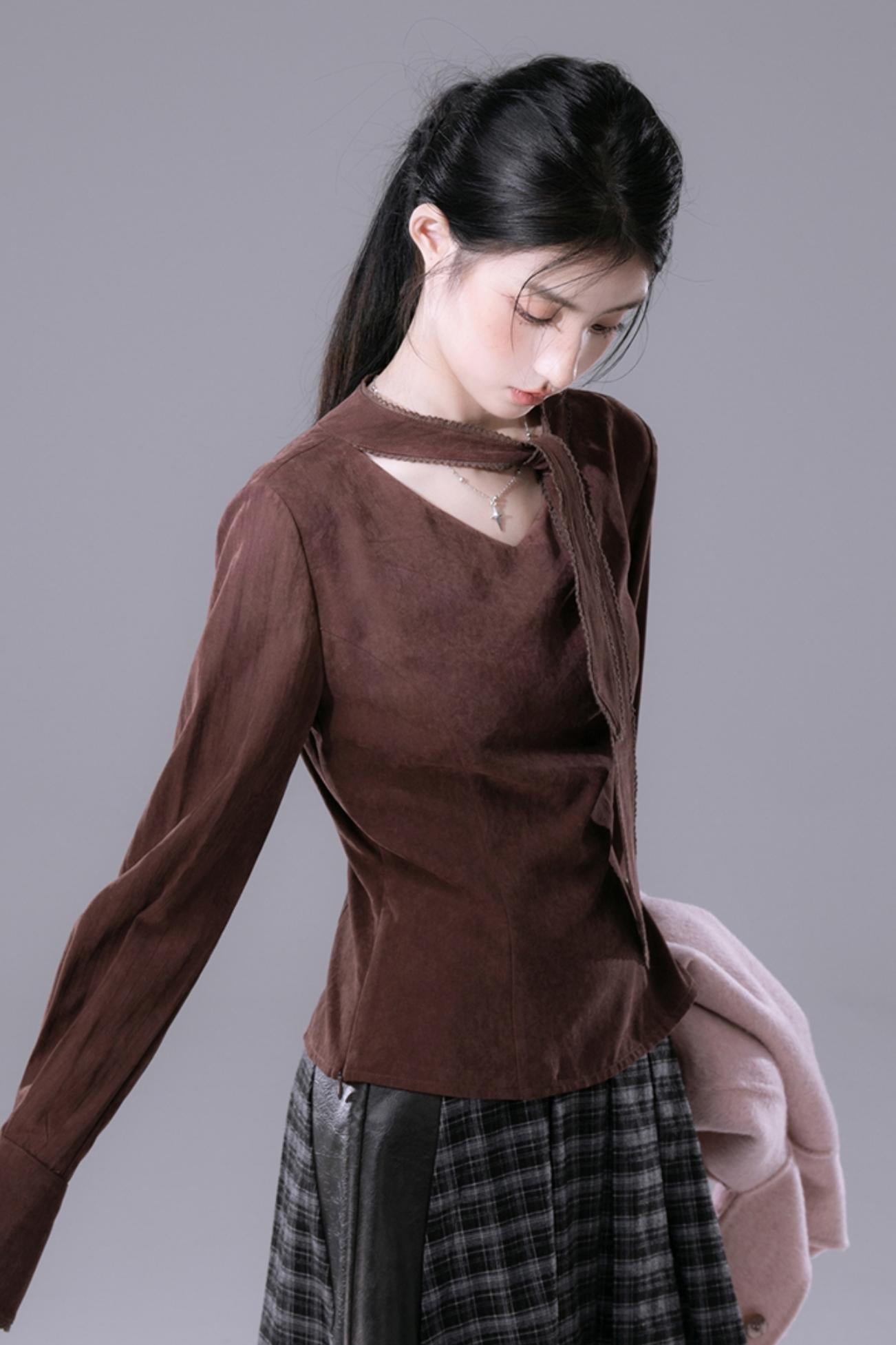 Cocoa Brown Temperament Shirt