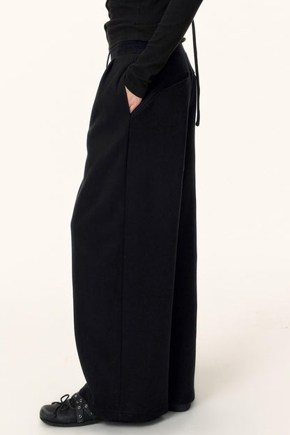 Elastic Knit Winter Pants