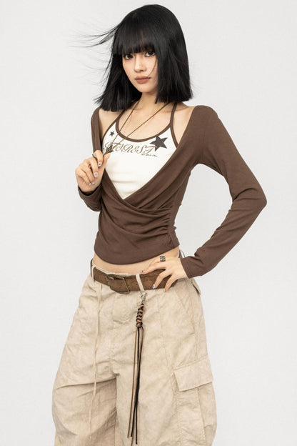 Vintage Spice Swing Halterneck T-Shirt