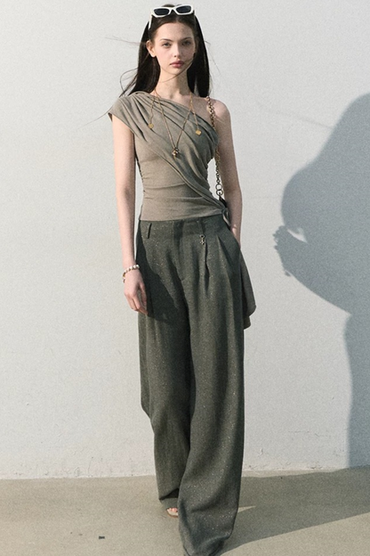 Lyocell Asymmetrical Summer Top