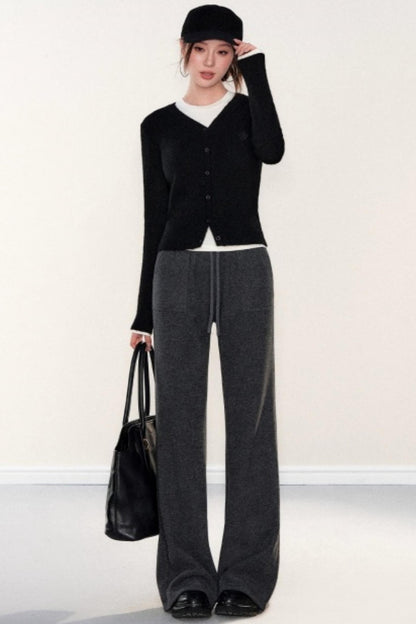 Slim-Fit Knitted Cardigan