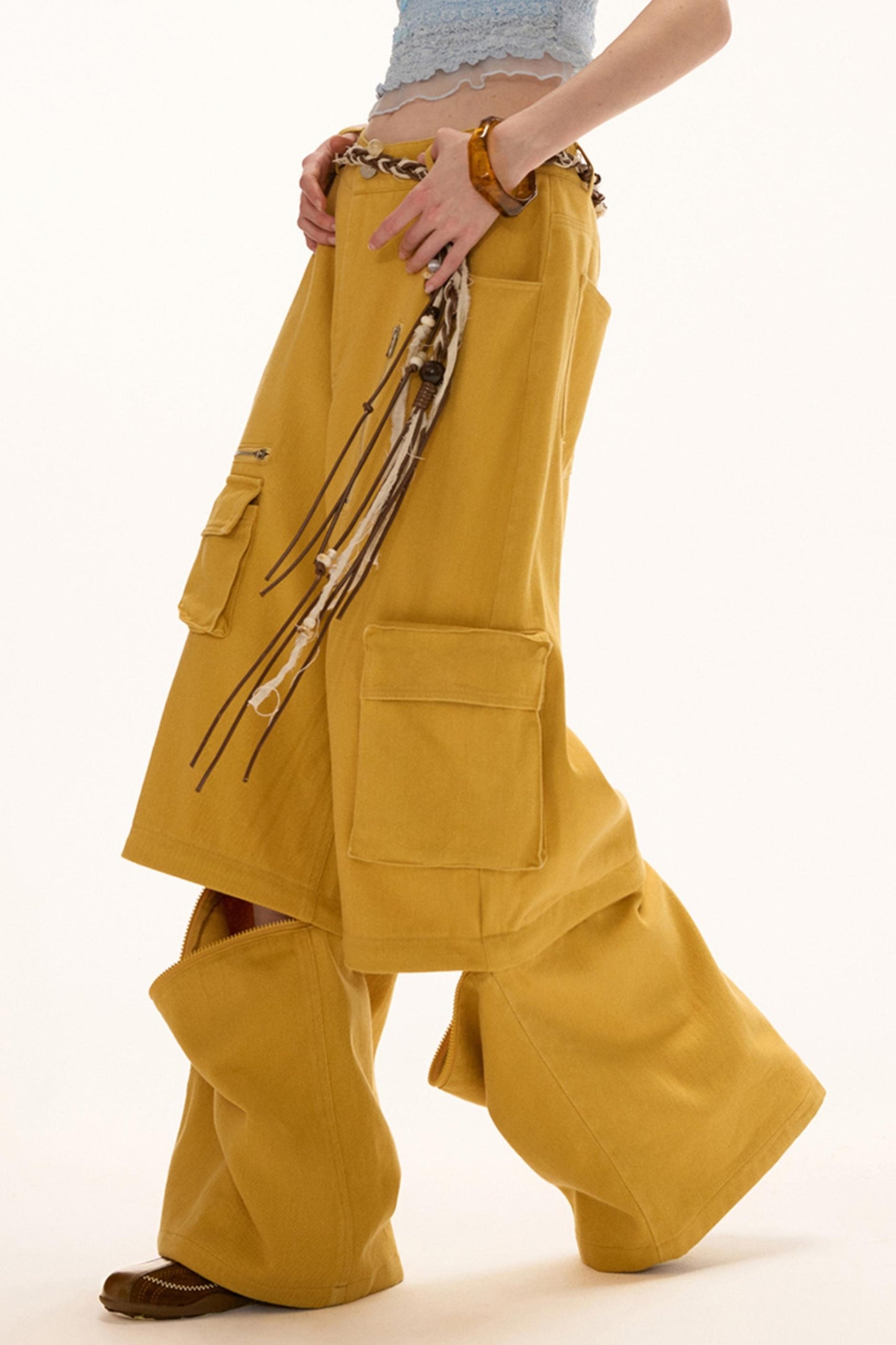 Yellow Summer Work Pants