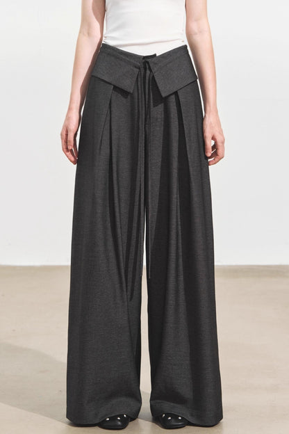 Flipped Waist Trousers