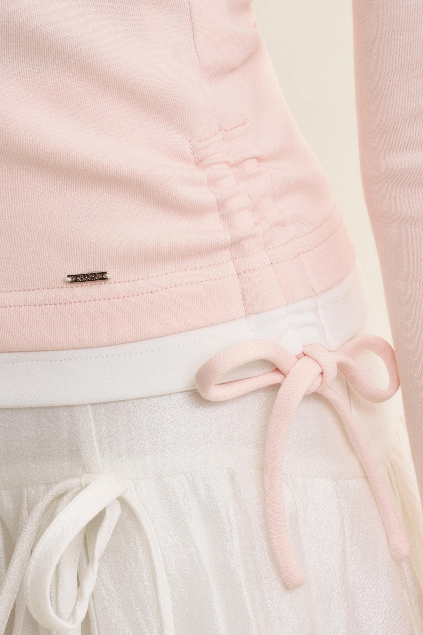 Balletcore Pleated Bow Skirt