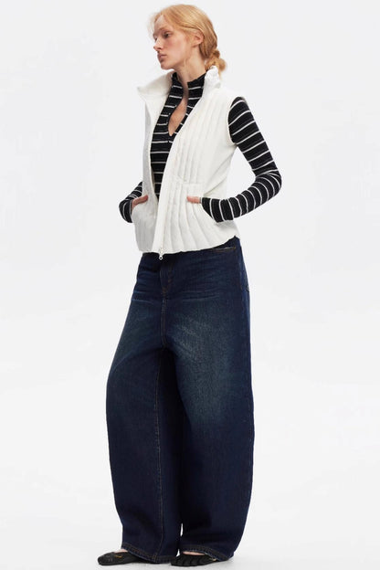 Vintage Yellow Distressed Jeans