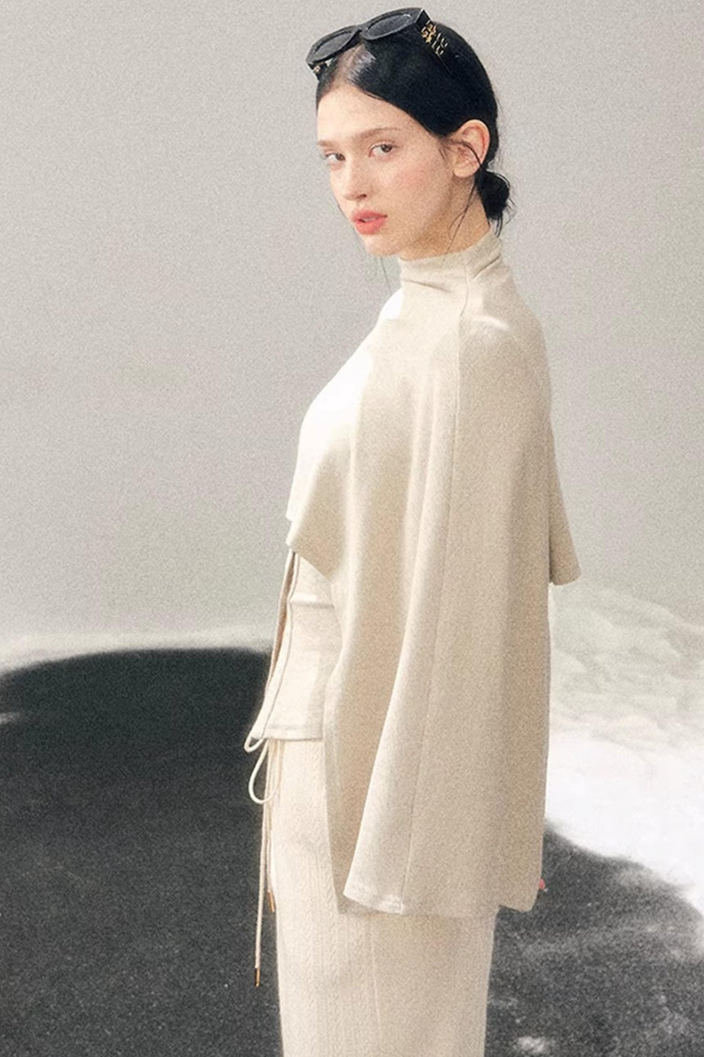 Moss Pattern Long Sleeve Top Set