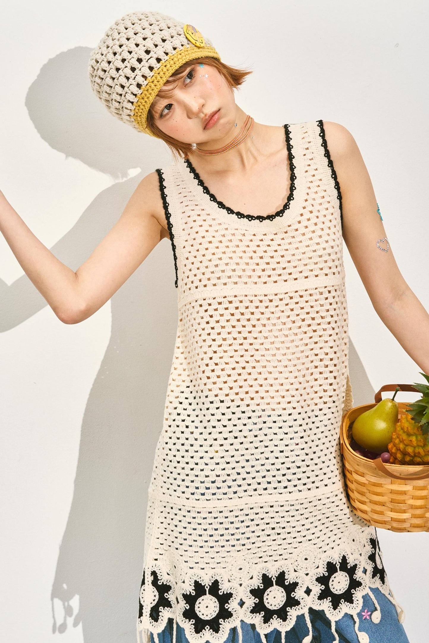 Chic Crochet Lace Midi Top