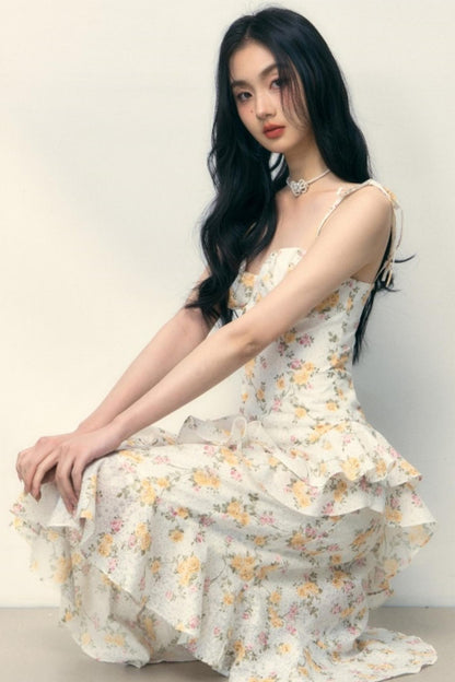 Yellow Rose Cami Dress