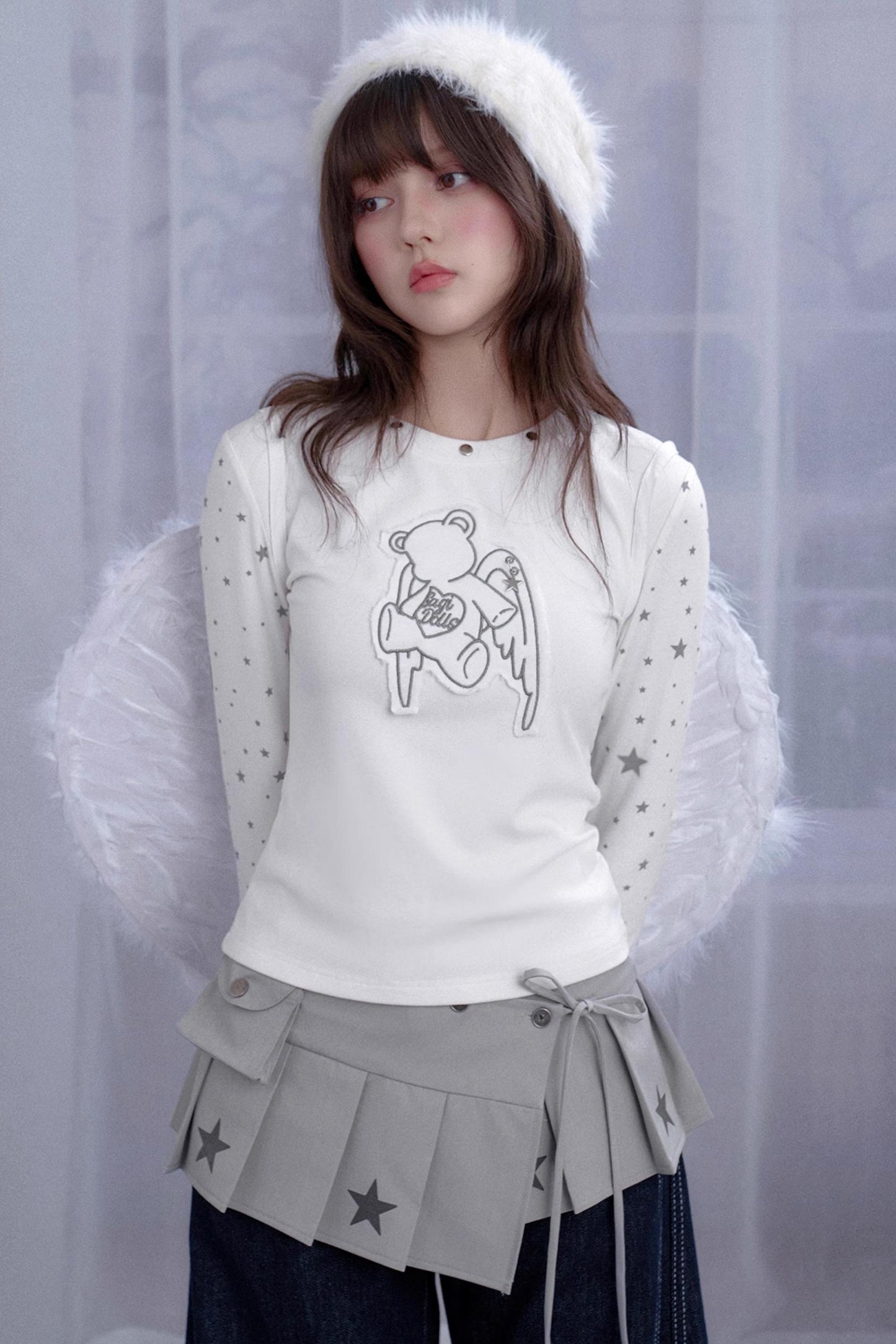 Dream Core Lace-Up Skirt