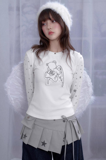 Dream Core Lace-Up Skirt