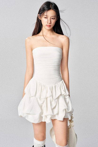 Seas Birch Breeze Pleated Dress