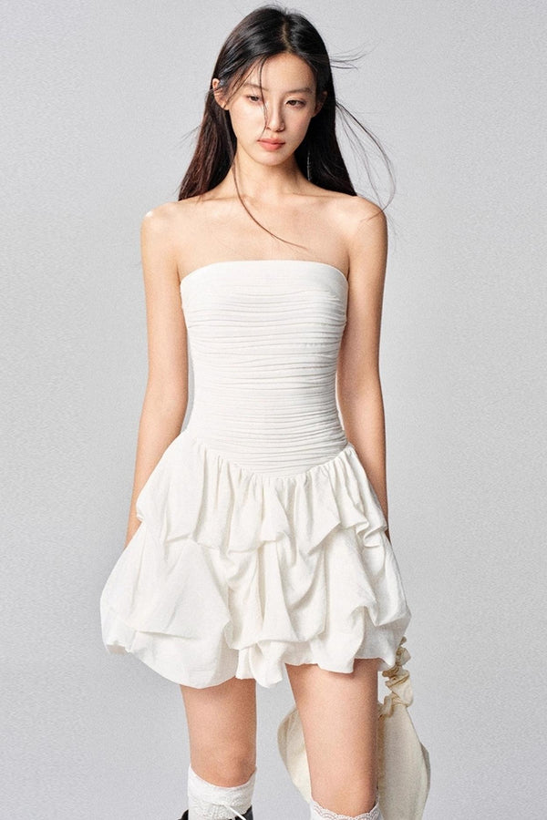 Seas Birch Breeze Pleated Dress